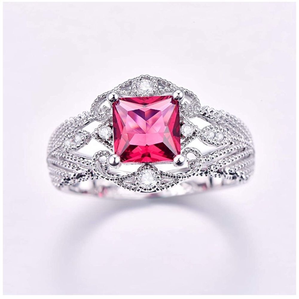 Sparkling Vintage Ruby Ring
